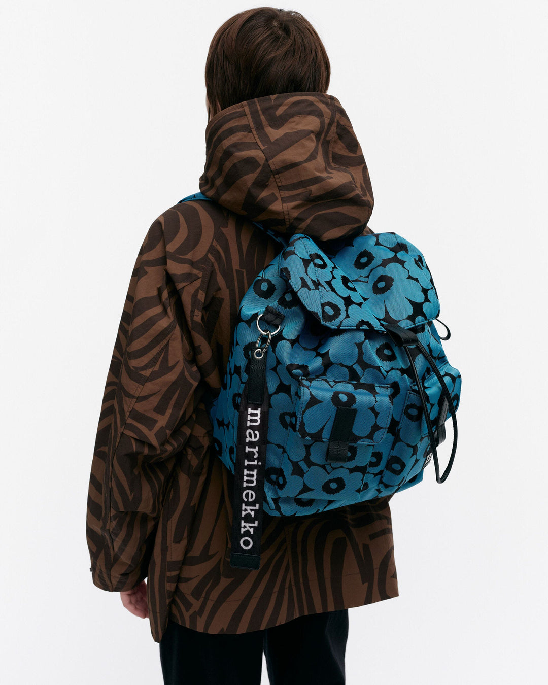 Everything backpack L Unikko blue / black - backpack