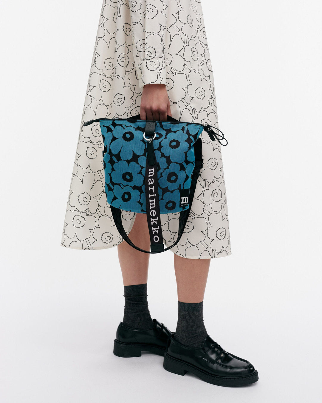 carry all unikko blue / black - shoulder bag
