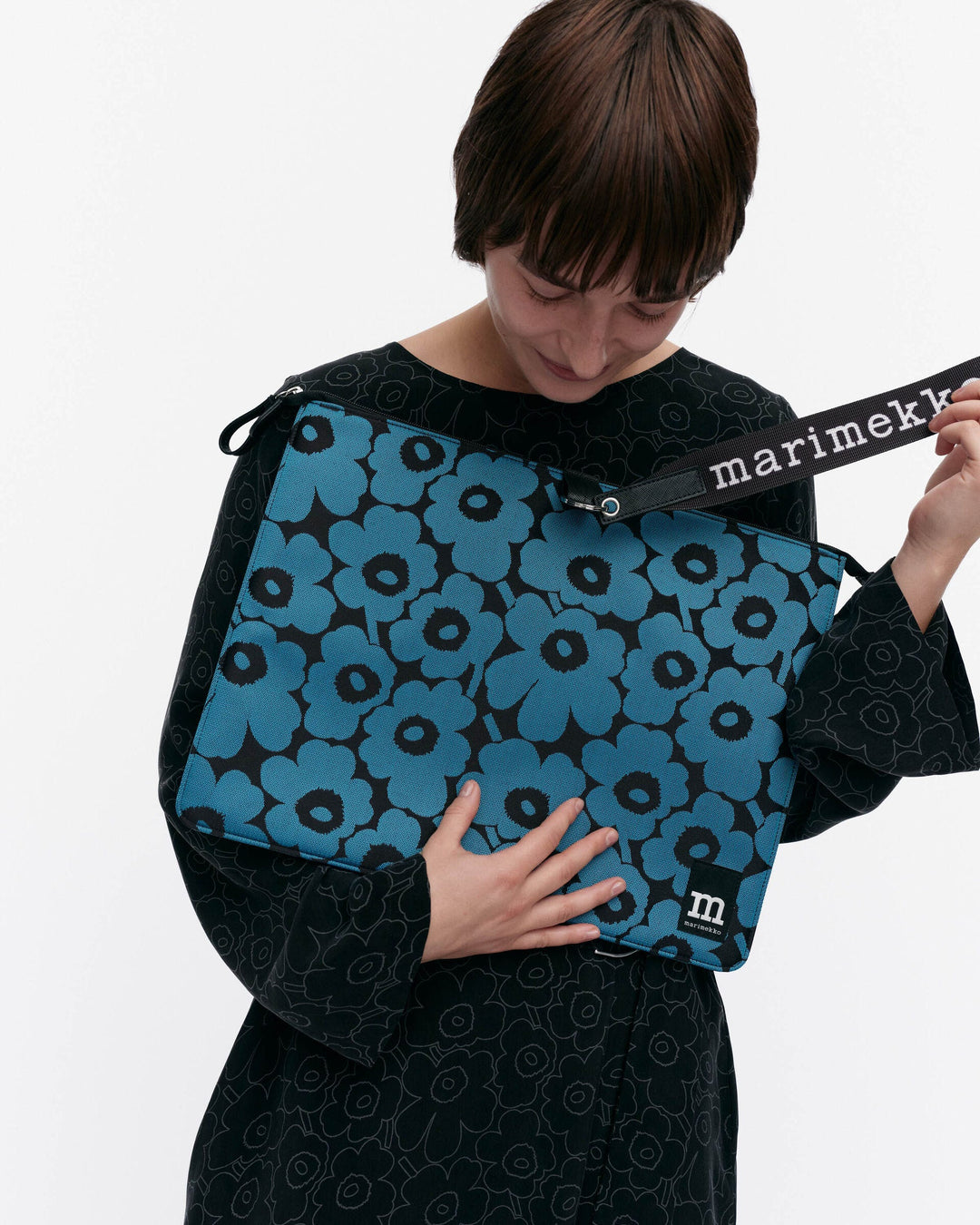 unikko laptop sleeve 15" - blue / black