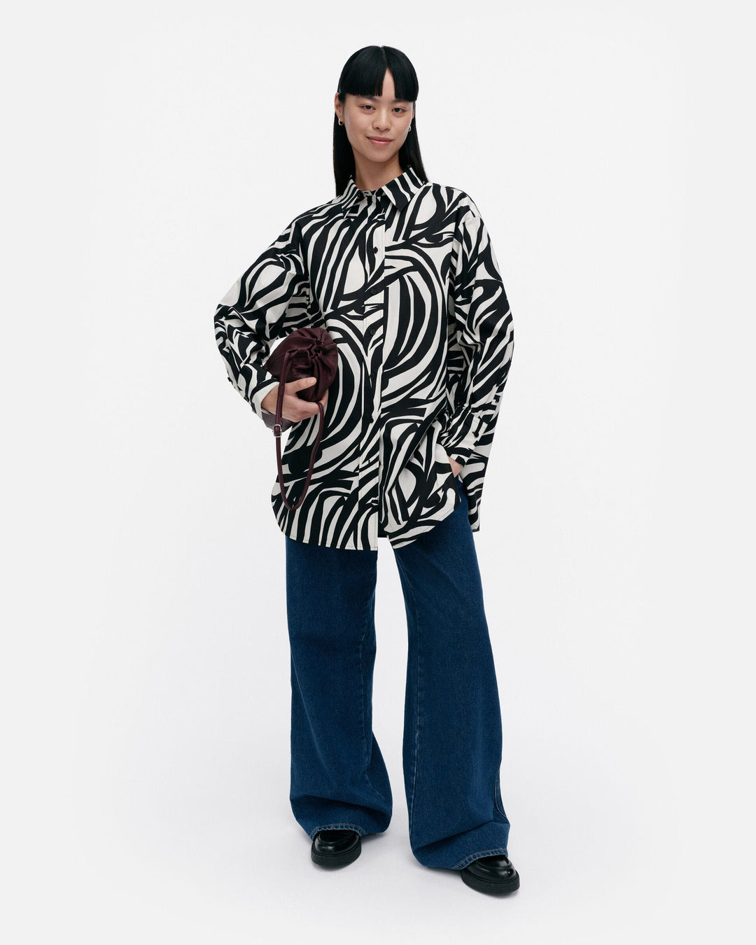 nila jokuraita cotton shirt