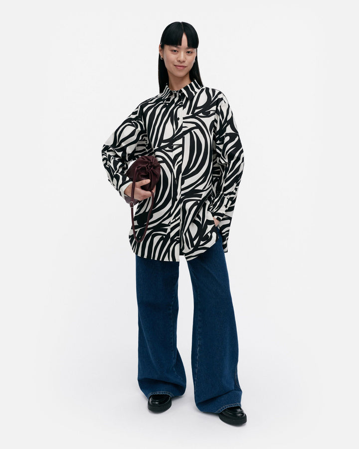 nila jokuraita cotton shirt