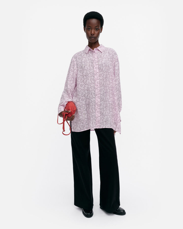 runsas piirto unikko shirt - pink