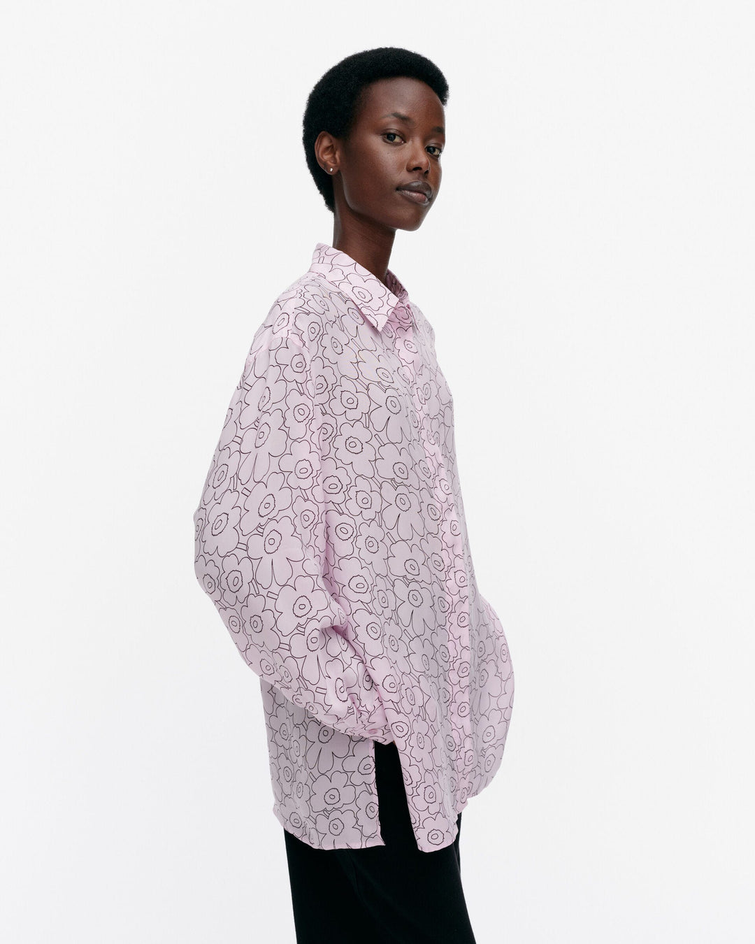 runsas piirto unikko shirt - pink