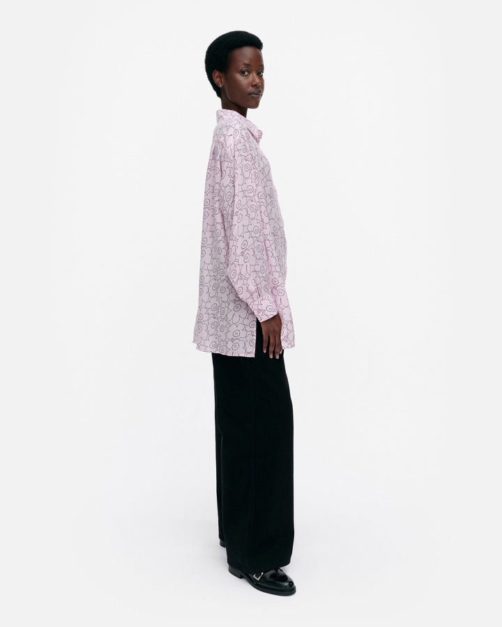runsas piirto unikko shirt - pink