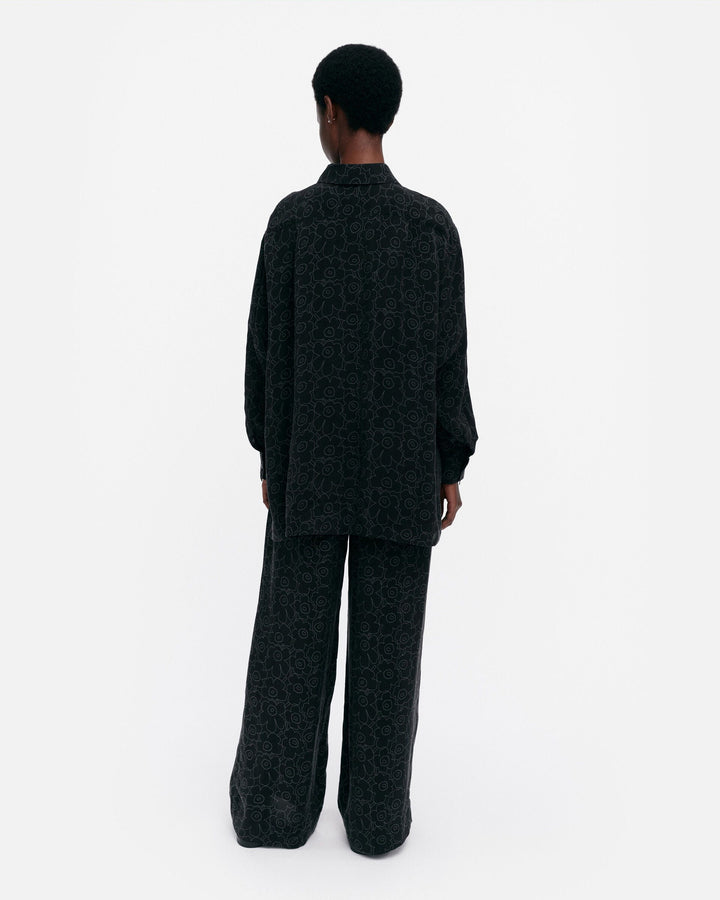 runsas piirto unikko shirt - black