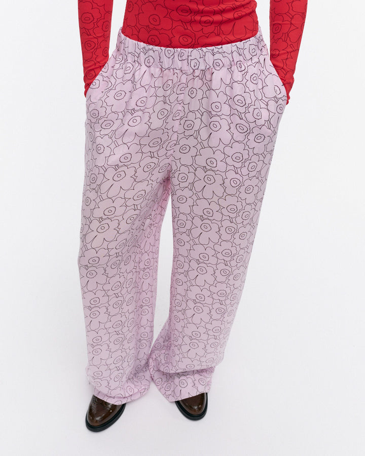 oanet piirto unikko trousers - pink