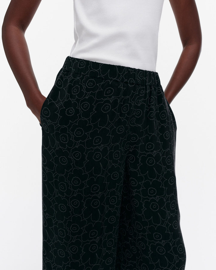 oanet piirto unikko trousers - black