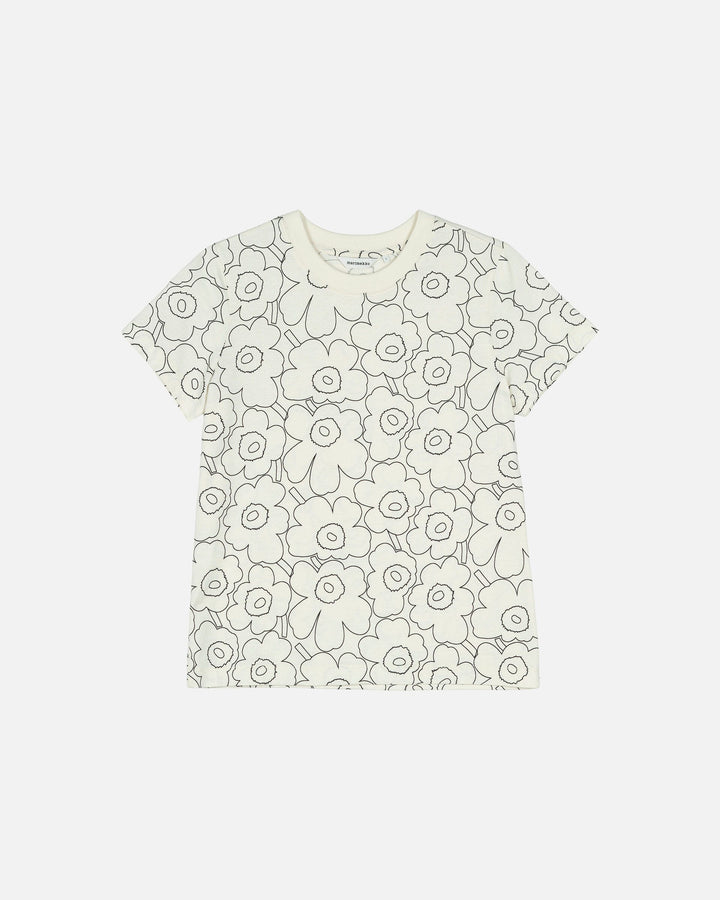 heleys piirto unikko t-shirt - white