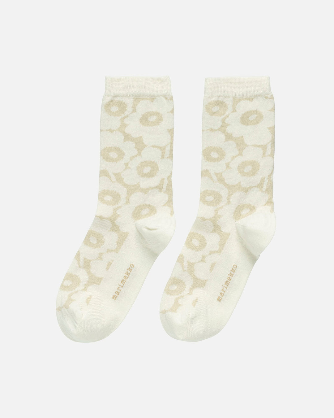 linjaus unikko socks - oatmeal
