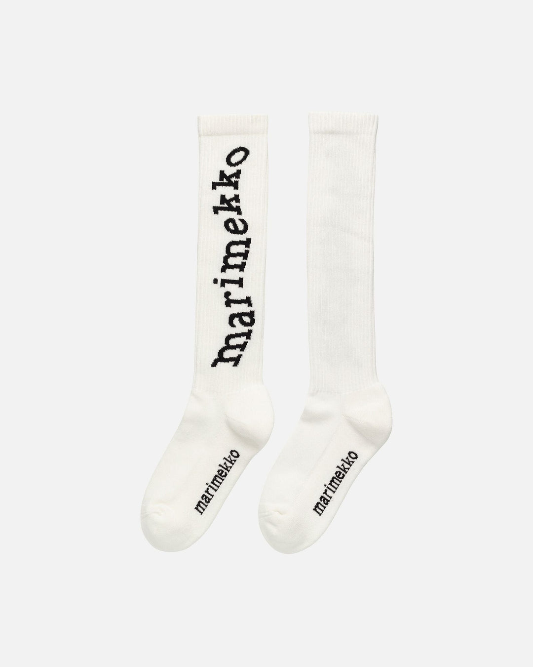 kioski suikea logo knee socks - white