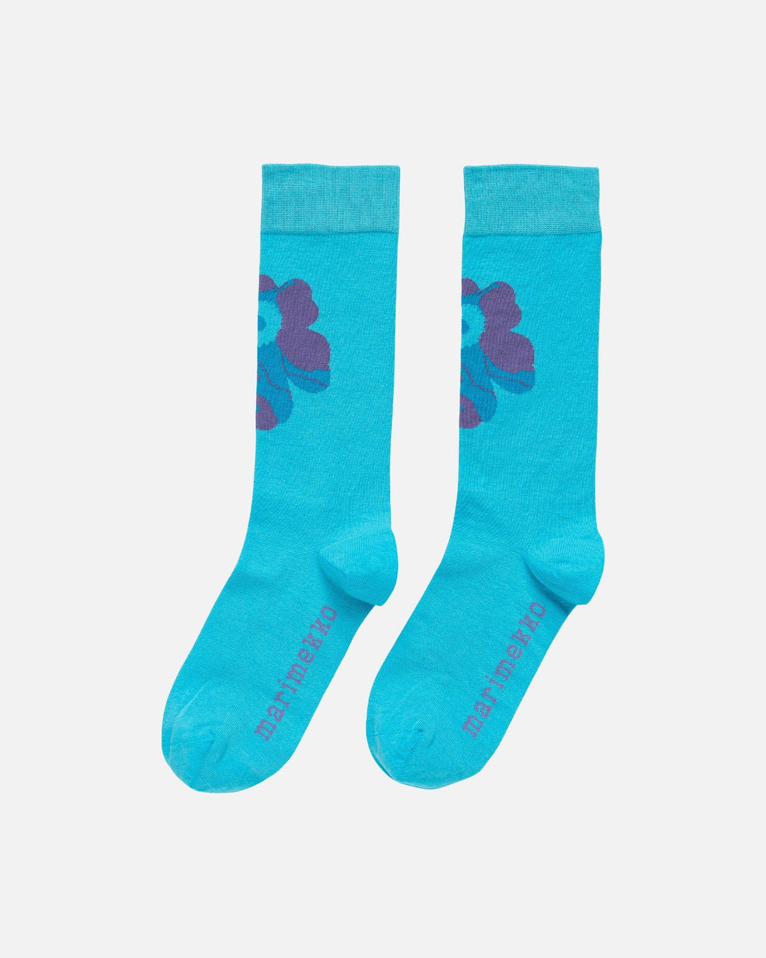 kioski toimisto unikko logo socks - blue