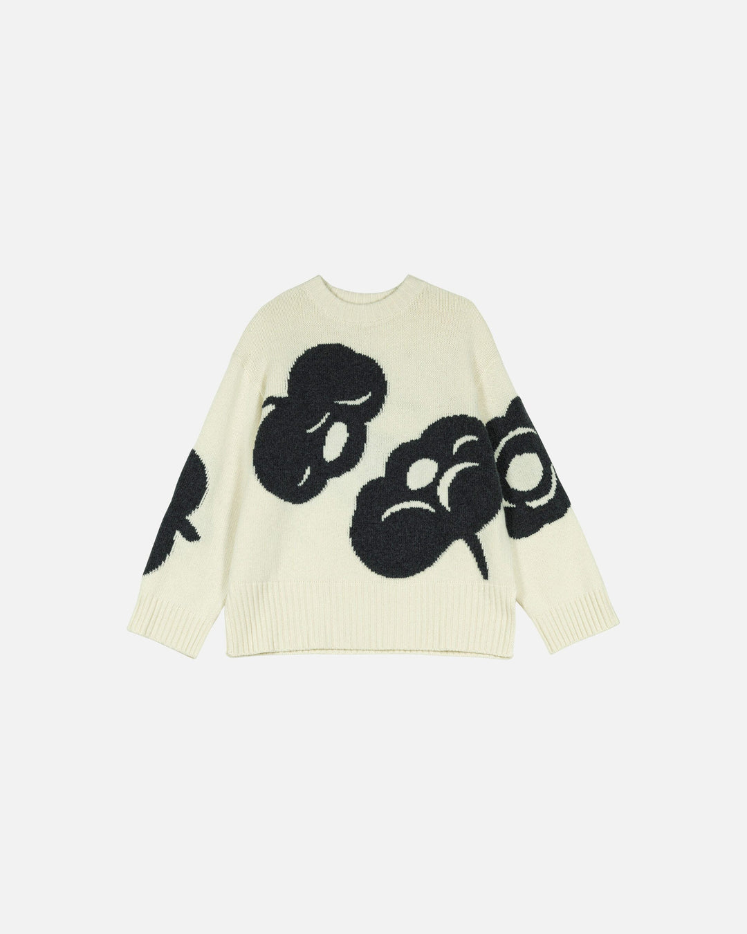 luonto tumma knitted wool pullover