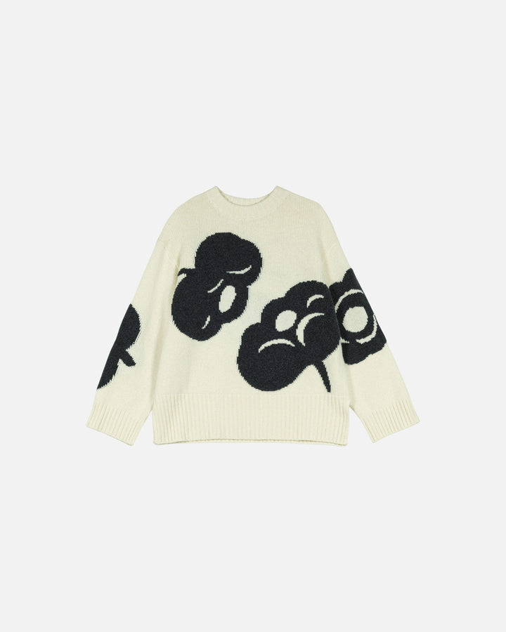 luonto tumma knitted wool pullover