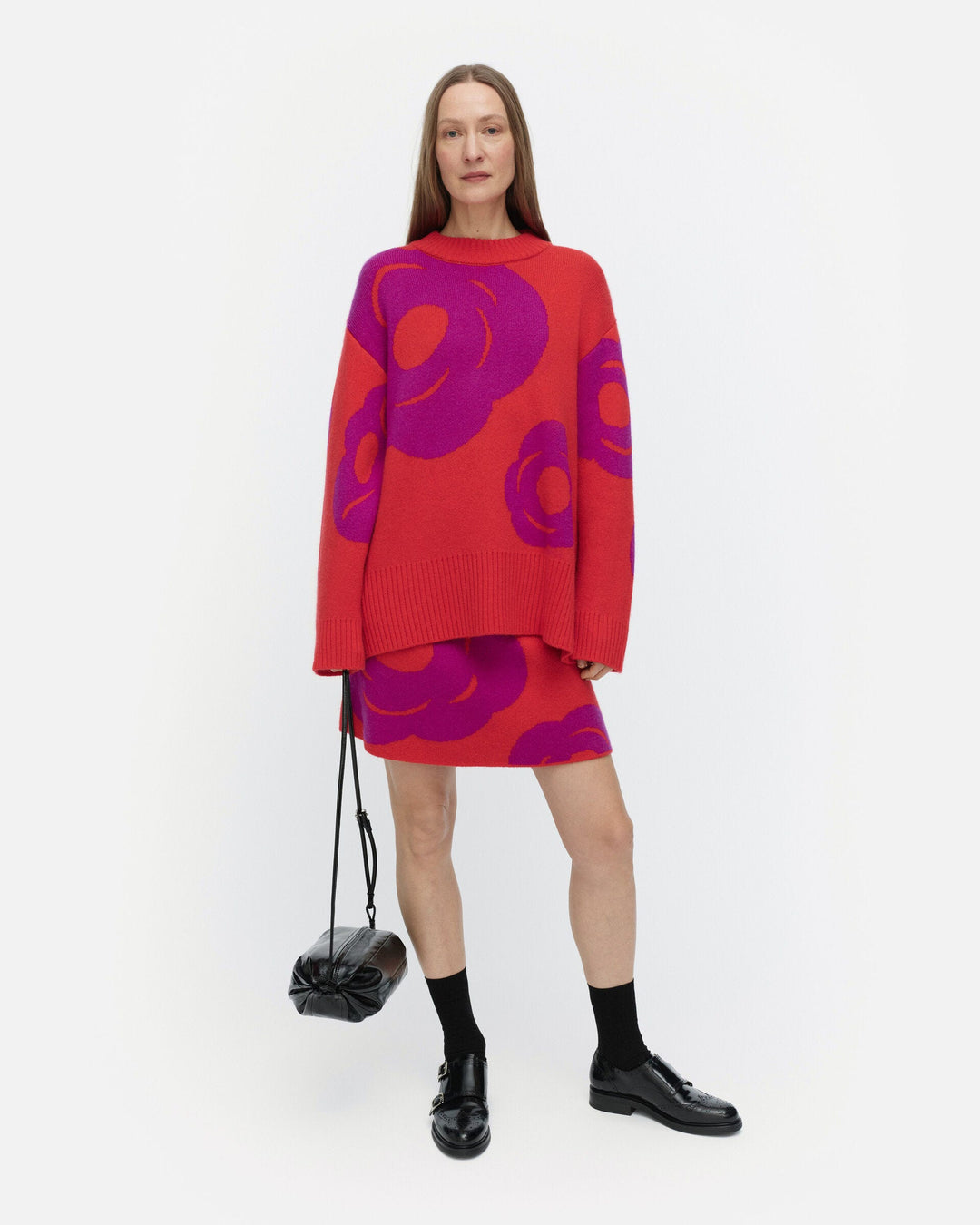kartakteri tumma knitted wool pullover