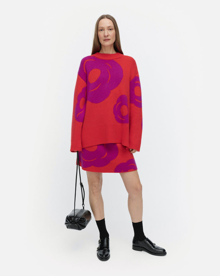 kartakteri tumma knitted wool pullover