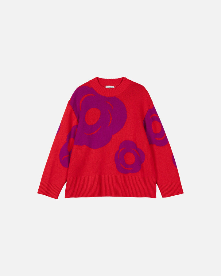 kartakteri tumma knitted wool pullover