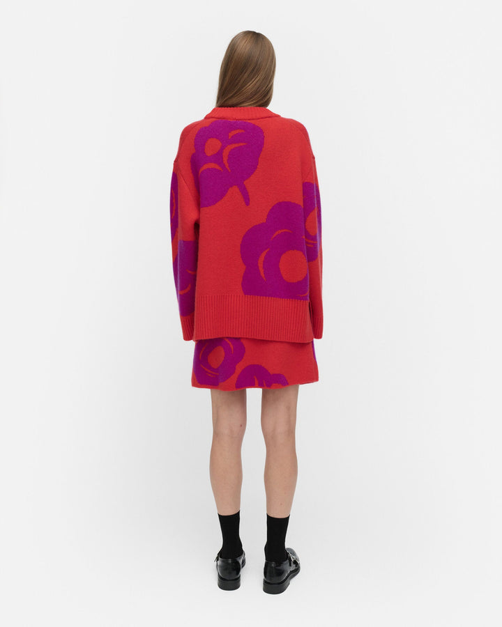 kartakteri tumma knitted wool pullover