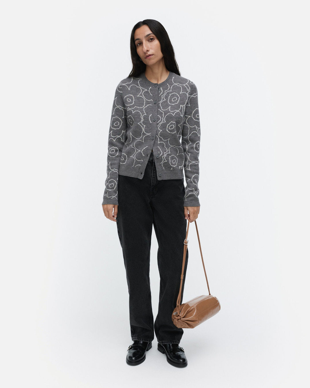 villi piirto unikko knitted cardigan