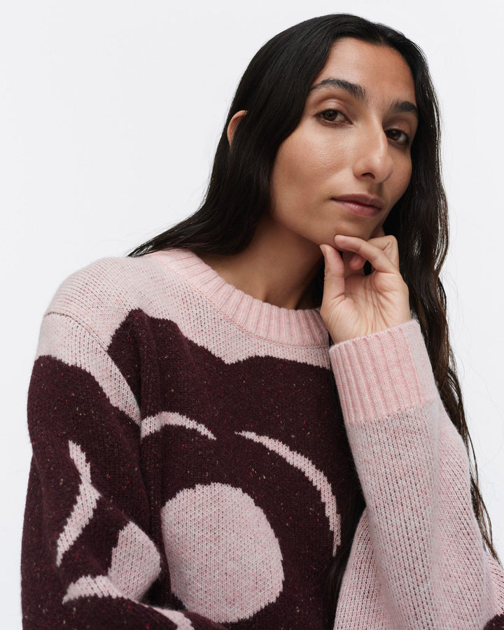 virtaus tumma knitted wool pullover