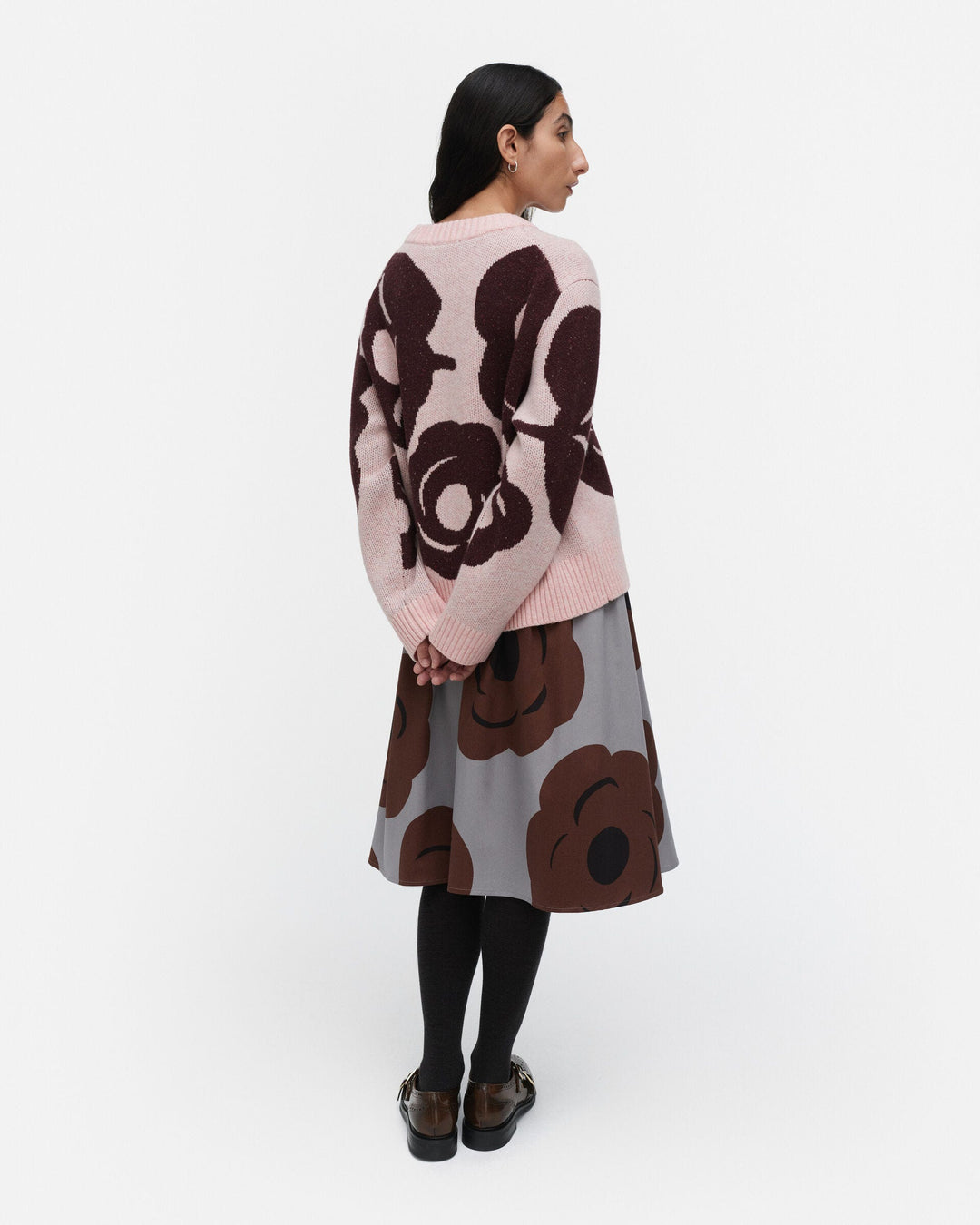 virtaus tumma knitted wool pullover