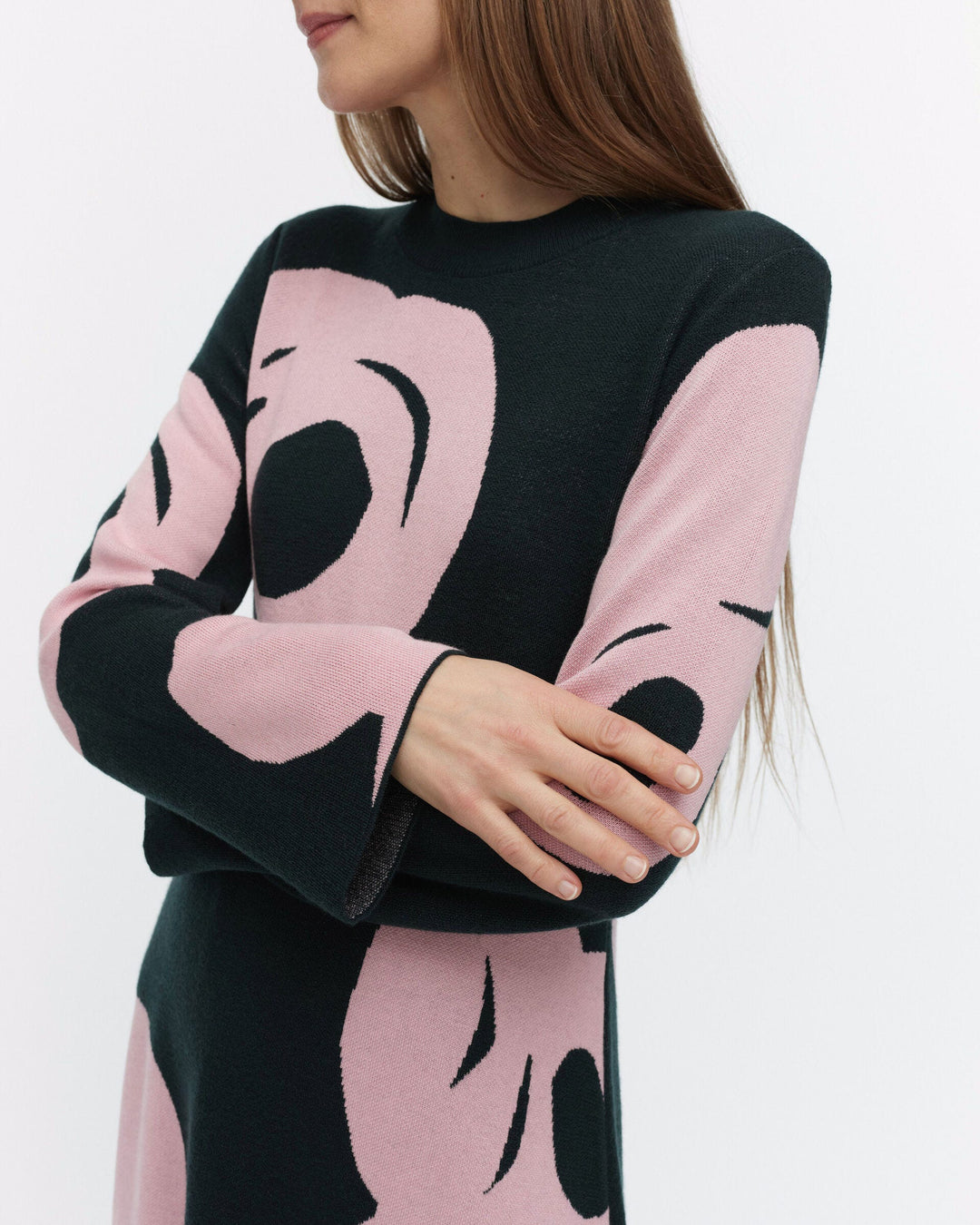 leikkuu tumma knitted dress