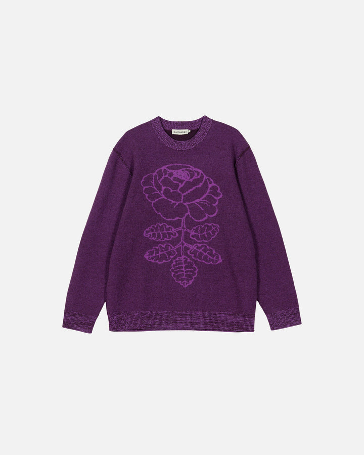 ruusut vihkiruusu knitted wool pullover - indigo