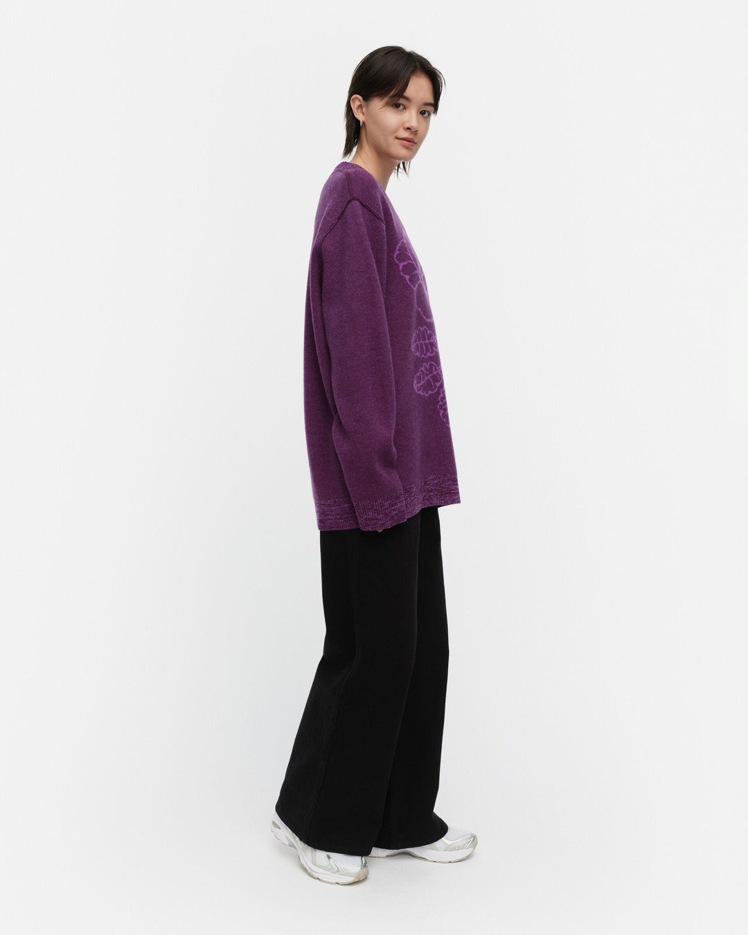 ruusut vihkiruusu knitted wool pullover - indigo