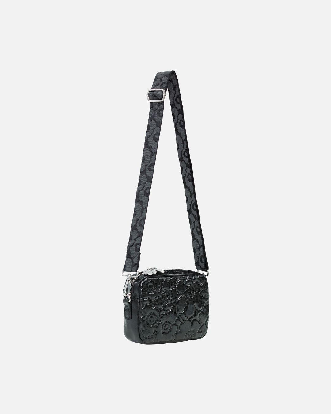 soft gratha unikko shoulder bag - gloss black