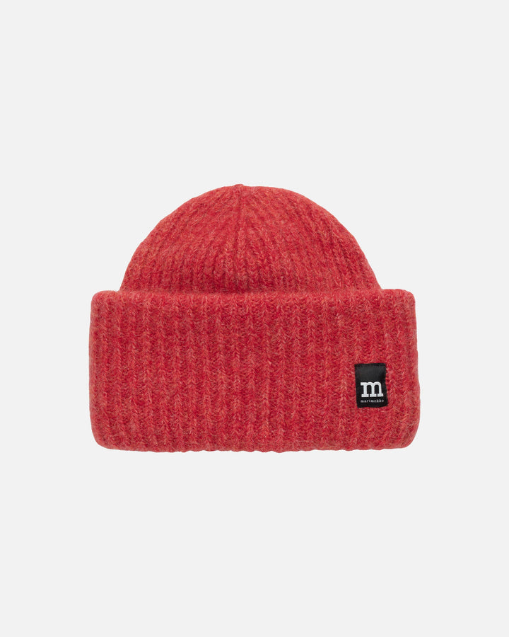 kioski reivi solid knitted toque - red