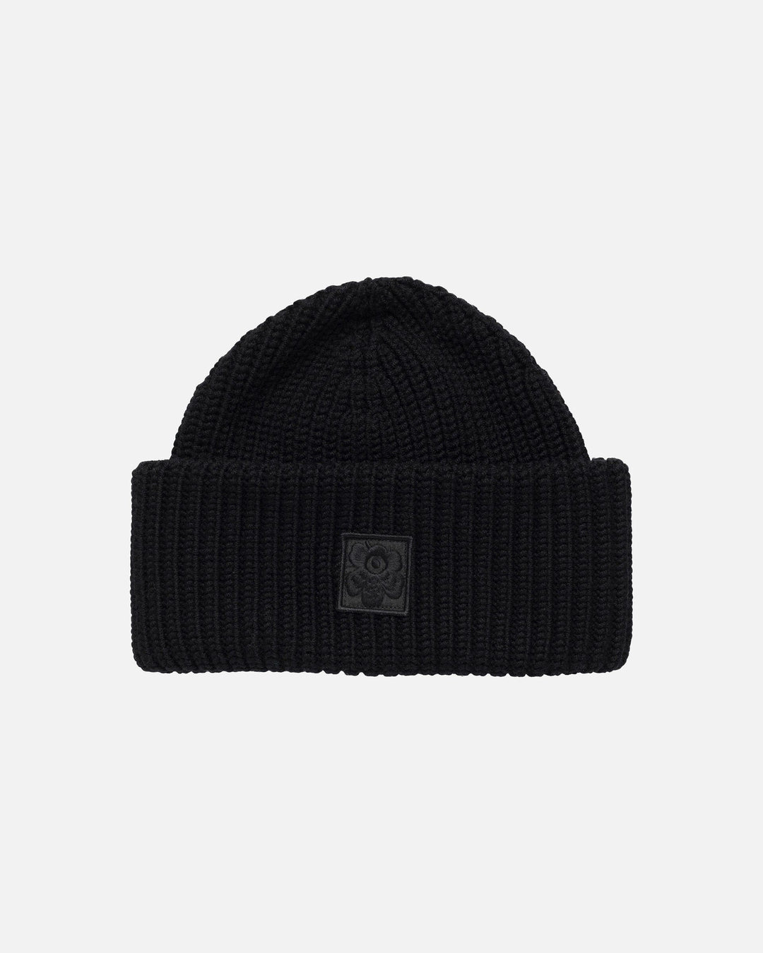 kioski tilaisuus solid knitted toque - black