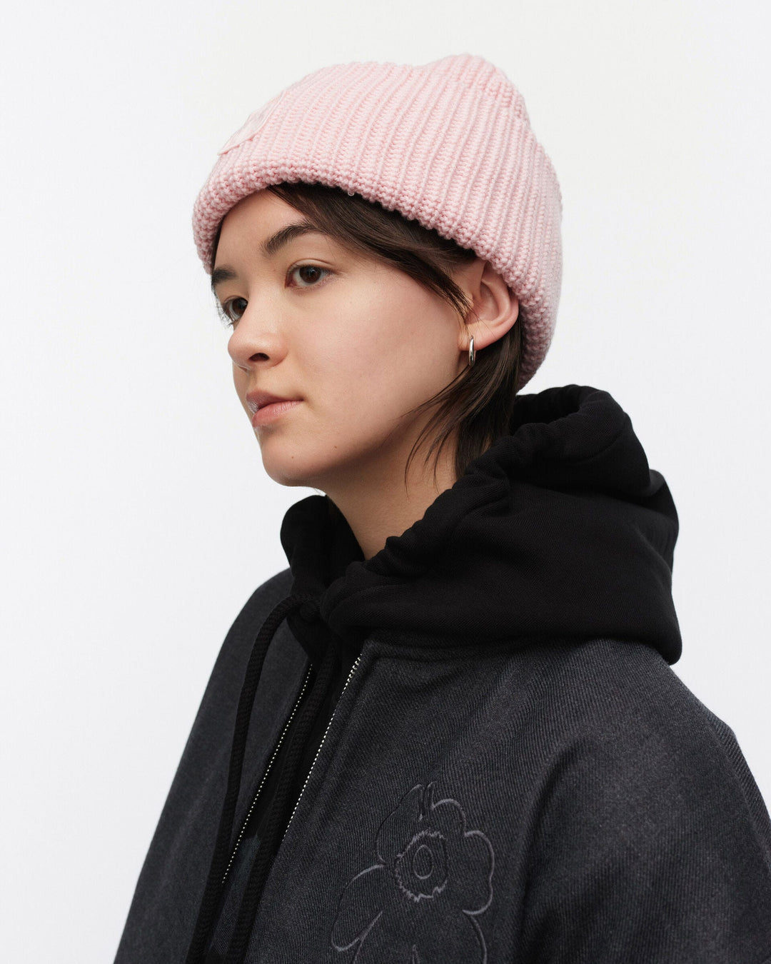 kioski tilaisuus solid knitted toque - pink