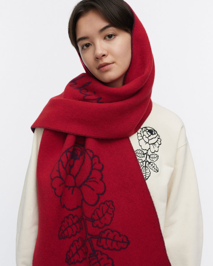 kioski sävellys vihkiruusu scarf - red