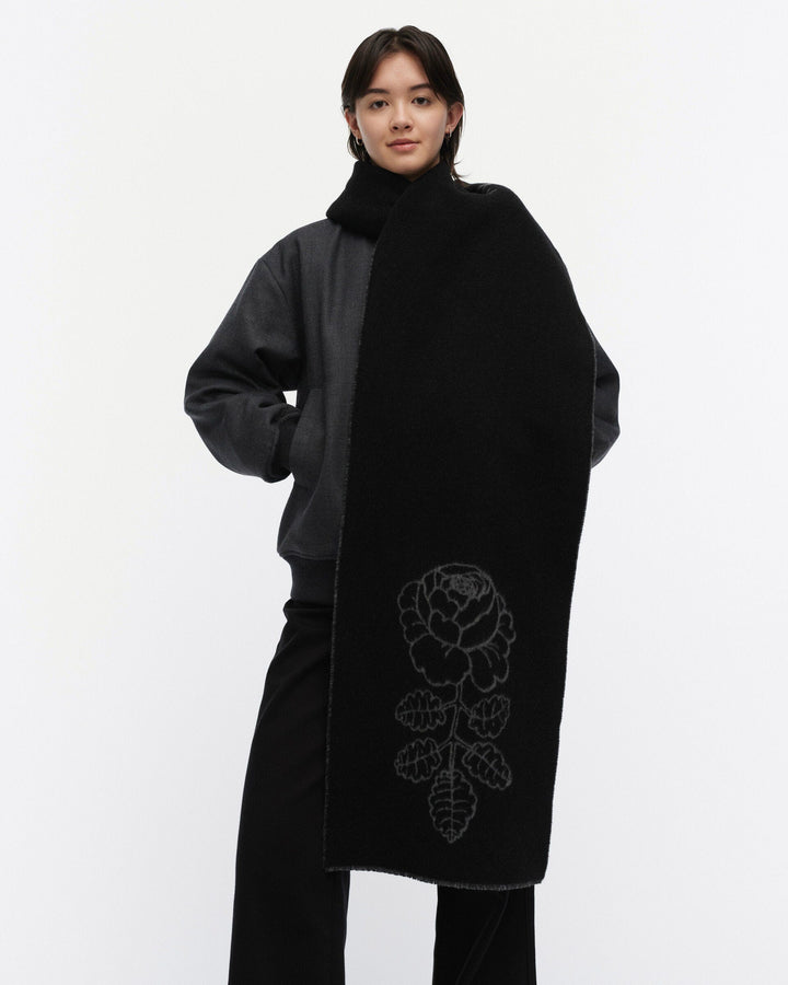 kioski sävellys vihkiruusu scarf - black