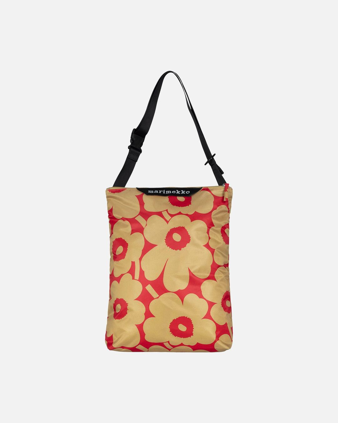 neat medium crossbody unikko - red/tan
