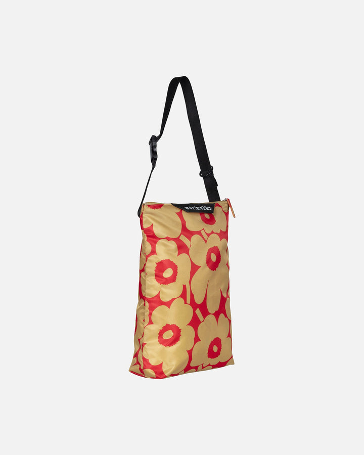 neat medium crossbody unikko - red/tan