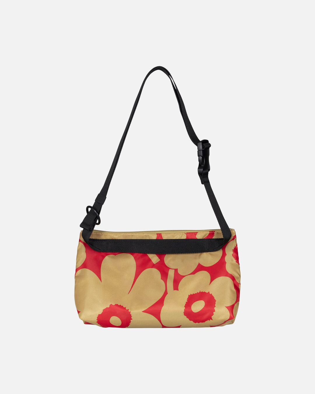 neat small crossbody unikko - red/tan