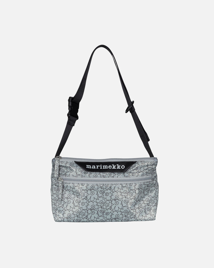 neat small crossbody piirto unikko - grey