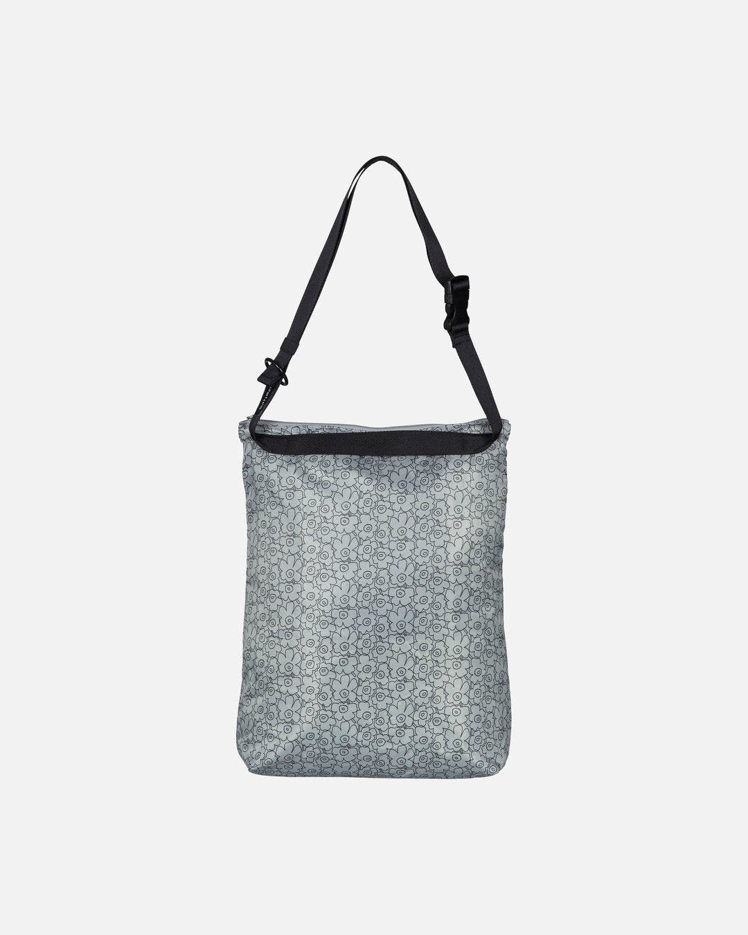 neat medium crossbody piirto unikko - grey