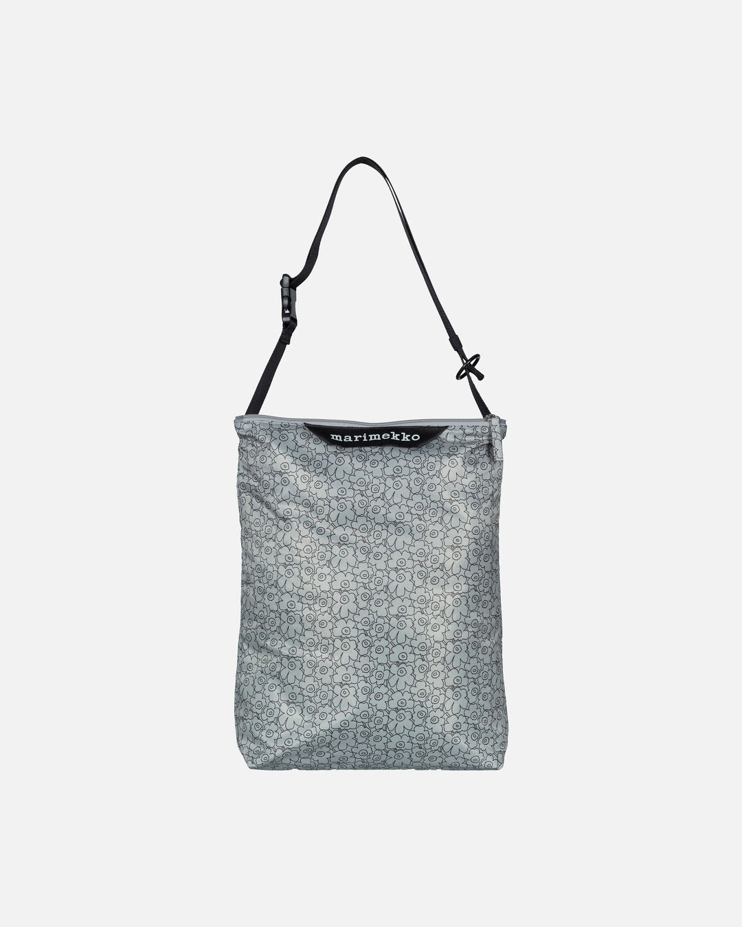 neat medium crossbody piirto unikko - grey