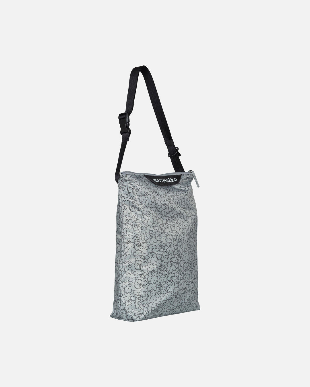 neat medium crossbody piirto unikko - grey