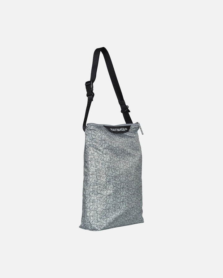 neat medium crossbody piirto unikko - grey