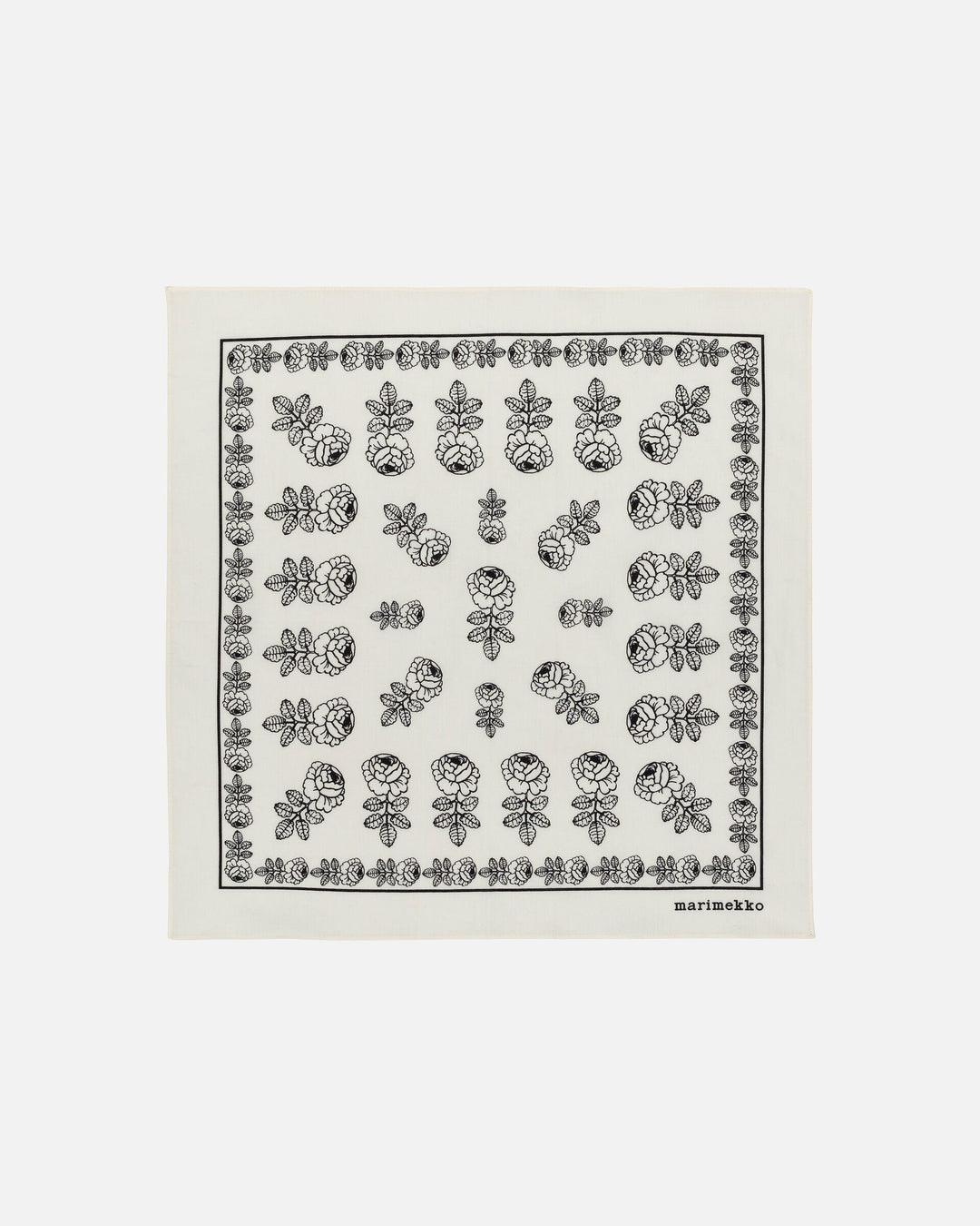 kioski astrilli vihkiruusu scarf - white/black