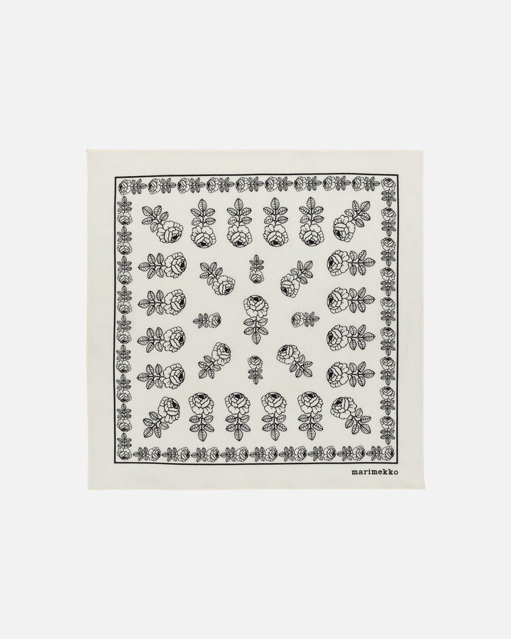 kioski astrilli vihkiruusu scarf - white/black