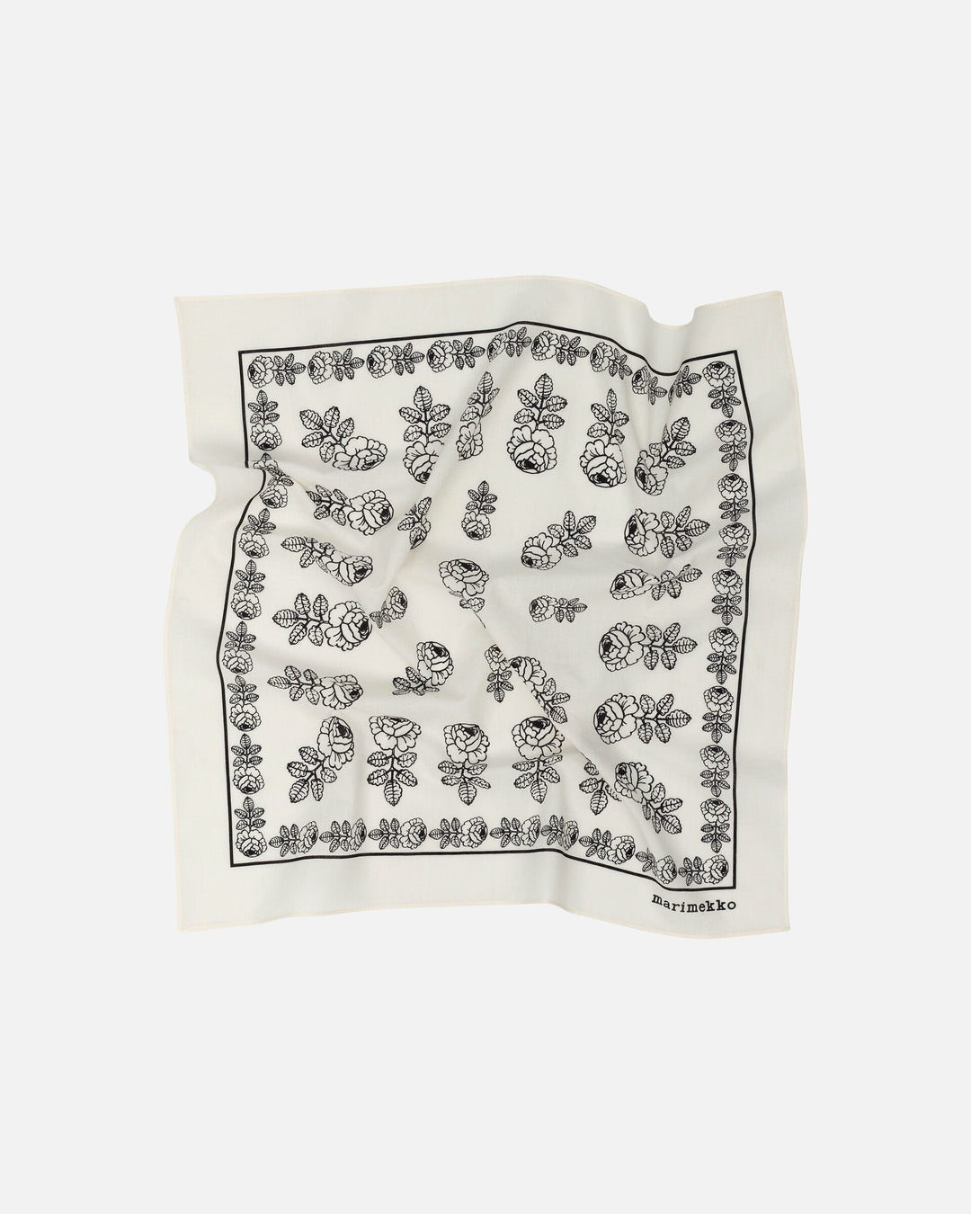 kioski astrilli vihkiruusu scarf - white/black