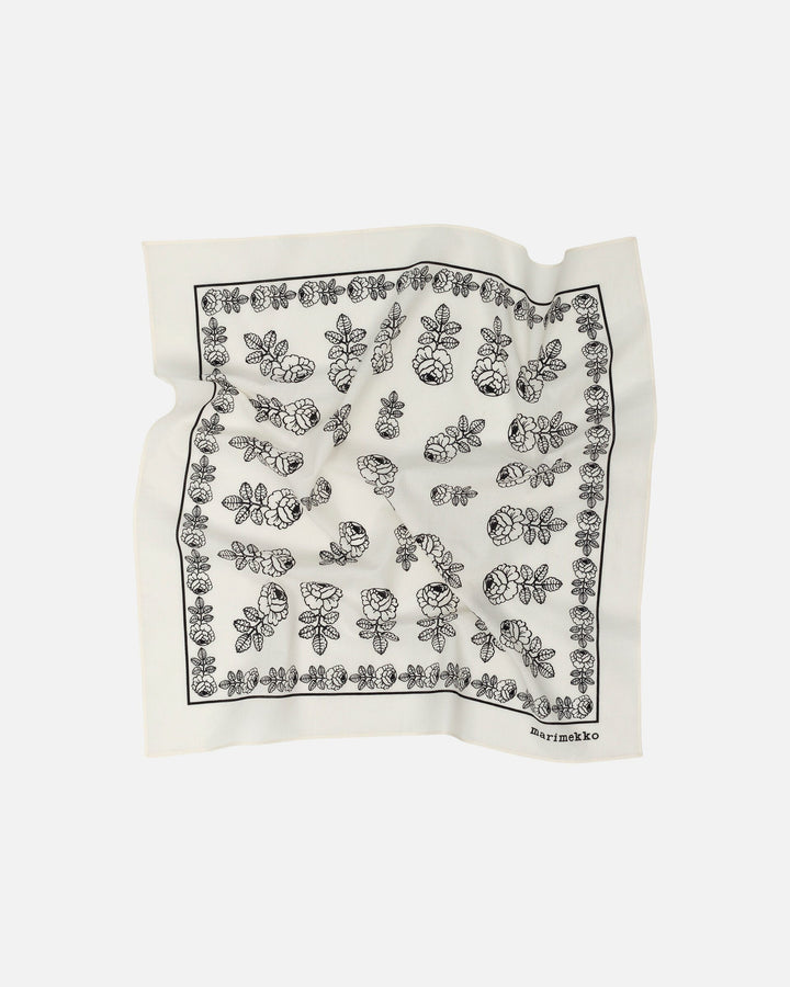 kioski astrilli vihkiruusu scarf - white/black