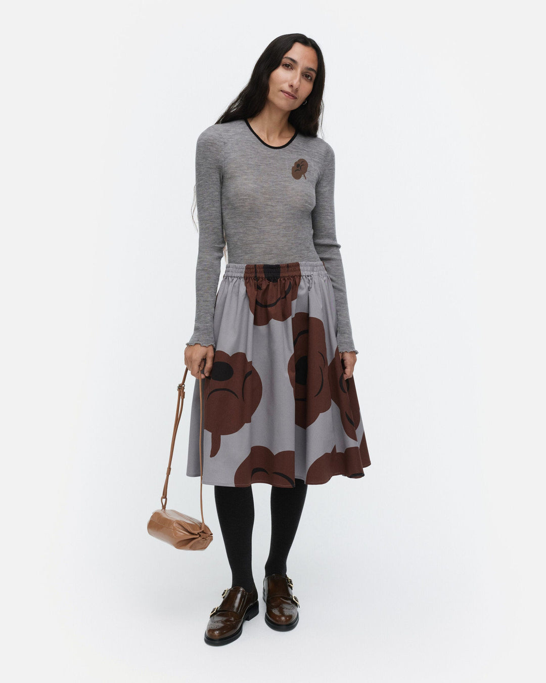 polkka tumma wool rib pullover
