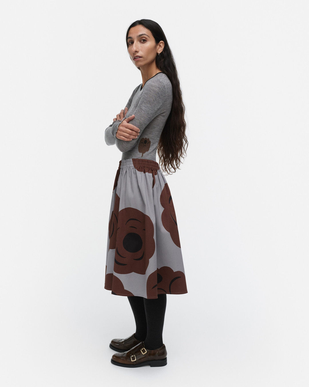 polkka tumma wool rib pullover
