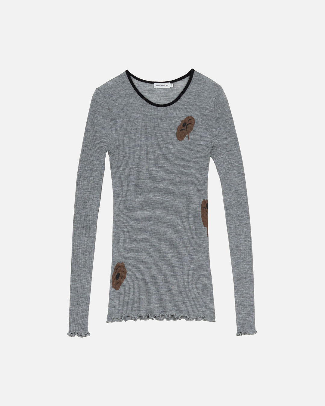 polkka tumma wool rib pullover