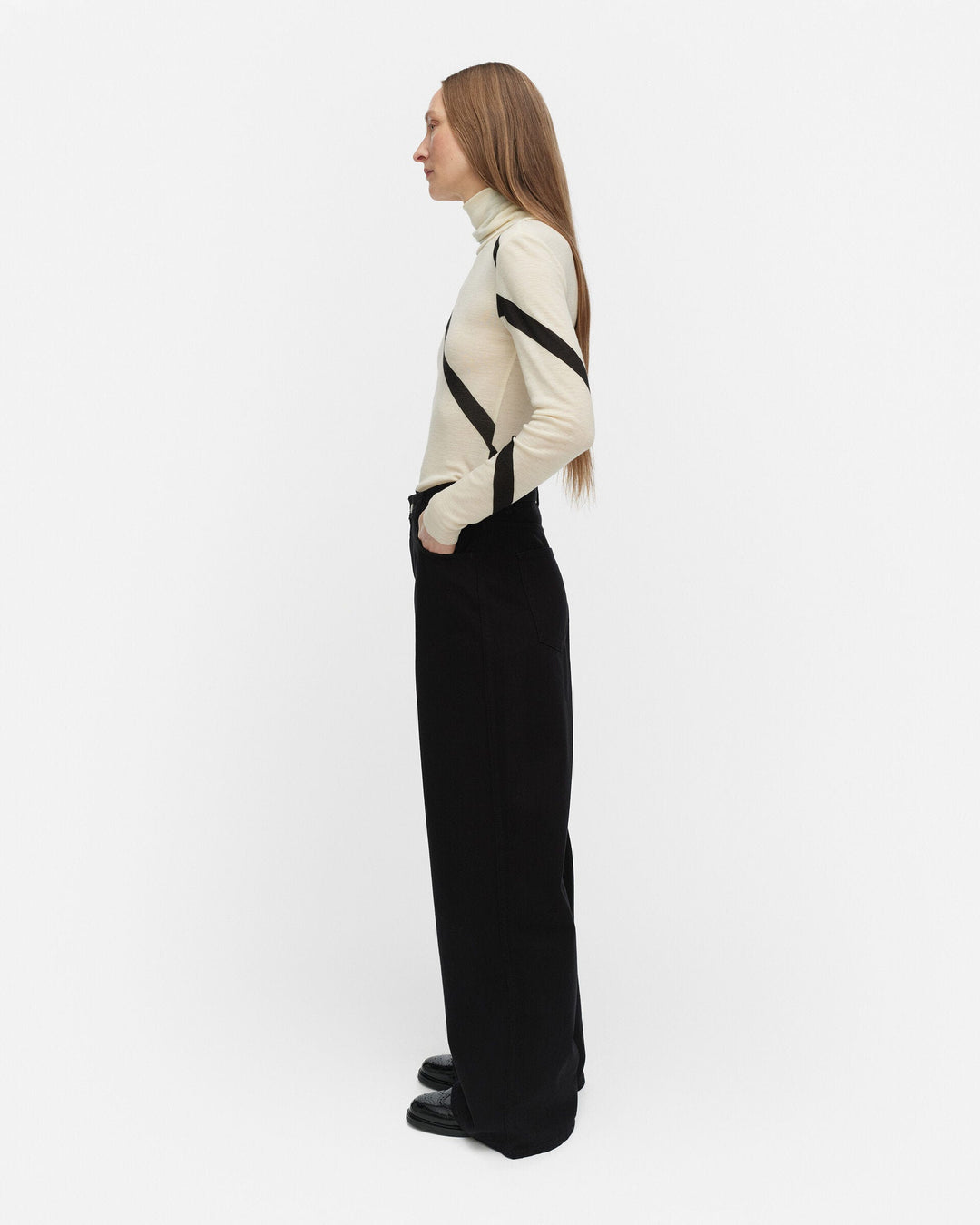 vilina basso wool turtleneck shirt
