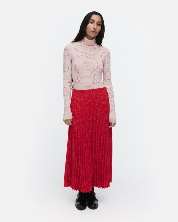 vilina piirto unikko wool turtleneck shirt